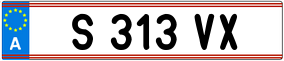 Truck License Plate